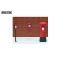 PECO 5044 MODEL SCENE POST BOXES OO/HO GAUGE SCENICS