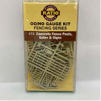 PECO 419 CONCRETE FENCE POSTS GATES AND SIGNS OO/HO GAUGE FENCING SERIES KIT