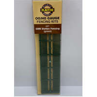 PECO 431 GWR STATION FENCING IN GREEN OO/HO GAUGE FENCING KITS