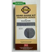 PECO PLASTIC MODELS 537 RETAINING WALLS OO/HO GAUGE KIT TRACKSIDE SERIES