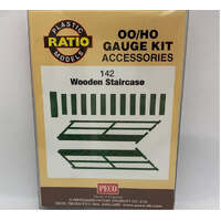 PECO 142 WOODEN STAIRCASE OO/HO GAUGE ACCESSORIES KIT