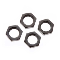 ARRMA AR310449 ALUMINIUM WHEEL NUT 17MM BLACK 4 PIECES