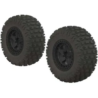 ARRMA ARAC9630 DBOOTS FORTRESS SC TYRE SET GLUED BLACK 2 PIECES	