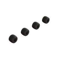 ARRMA ARA330582 HUB NUTS BLACK 4 PACK