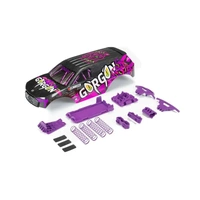 ARRMA ARA402350 PAINTED BODY WITH DECALS INSTALLED PURPLE GORGON