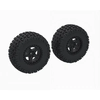 ARRMA ARA-1616 DBOOTS FORTRESS SC TYRES ON BLACK WHEELS 2 PIECES