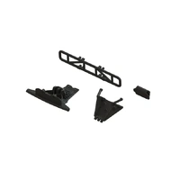 ARRMA ARA-1577 LOWER SKID AND BUMPER SET BLACK FURY MEGA