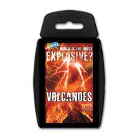 TOP TRUMPS PLAY AND DISCOVER VOLCANOES WHICH IS THE MOST EXPLOSIVE CARD GAME