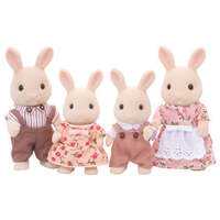 SYLVANIAN FAMILIES 4108 MILK RABBIT FAMILY