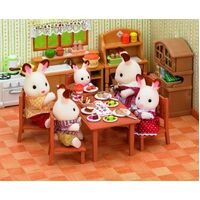 SYLVANIAN FAMILIES 4506 FAMILY TABLE & CHAIRS