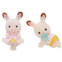 SYLVANIAN FAMILIES 5080 CHOCOLATE RABBIT TWINS