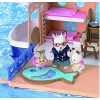 SYLVANIAN FAMILIES 5206 SEASIDE CRUISER HOUSE BOAT