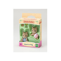 SYLVANIAN FAMILIES 5429 STRIPED CAT TWINS (V2)