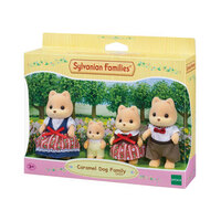 SYLVANIAN FAMILIES 5459 CARAMEL DOG FAMILY