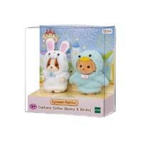 SYLVANIAN FAMILIES 5594 COSTUME CUTIES BUNNY AND BIRDIE 2PK