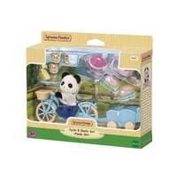 SYLVANIAN FAMILIES 5652 CYCLE AND SKATE SET INCLUDES PANDA GIRL