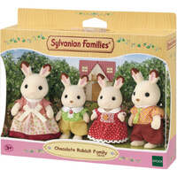 SYLVANIAN FAMILIES 5655 CHOCOLATE RABBIT FAMILY