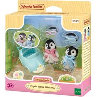 SYLVANIAN FAMILIES 5695 PENGUIN BABIES RIDE N PLAY