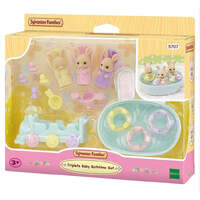 SYLVANIAN FAMILIES 5707 TRIPLETS BABY BATHTIME SET