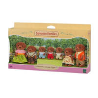 SYLVANIAN FAMILIES 5730 CHOCOLATE LABRADOR FAMILY