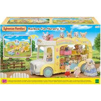 SYLVANIAN FAMILIES 5744 RAINBOW FUN NURSERY BUS