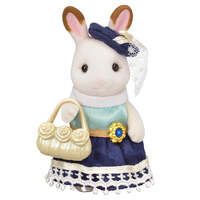 SYLVANIAN FAMILIES 6002 TOWN GIRL CHOCOLATE RABBIT