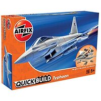 AIRFIX J6002 QUICKBUILD TYPHOON  PLASTIC MODEL KIT NO GLUE OR PAINT NEEDED