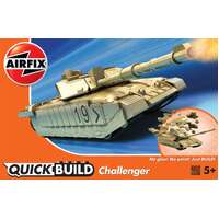 J6010 AIRFIX QUICKBUILD CHALLENGER TANK BEIGE MODEL