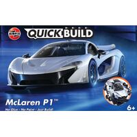 AIRFIX J6028 MCLAREN P1 WHITE QUICKBUILD PLASTIC MODEL KIT