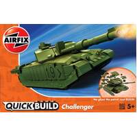 AIRFIX 6022 QUICKBUILD CHALLENGER TANK GREEN SNAP FIT MODEL KIT