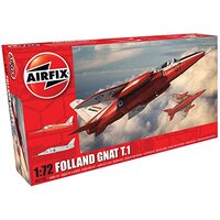 AIRFIX A02105 FOLLAND GNAT T1 1:72 PLASTIC MODEL PLANE KIT