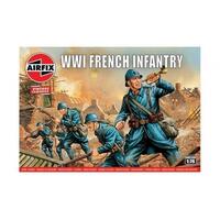 AIRFIX 0728V WW1 FRENCH INFANTRY MODEL FIGURES 1/76 PLASTIC MODEL KIT