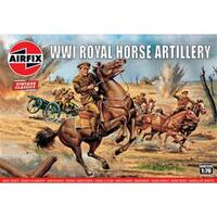 AIRFIX 0731V WW1 ROYAL HORSE ARTILLERY MODEL FIGURES 1/76 PLASTIC MODEL KIT