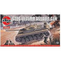 AIRFIX 01306V STUG 111 75MM ASSAULT GUN 1:76 PLASTIC MODEL TANK KIT