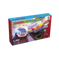 MICRO SCALEXTRIC G1149 LAW ENFORCER 1:64 SLOT CAR SET