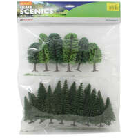 HORNBY R7201 DECIDUOUS MIXED TREE SET 5-14CM X 20PCS