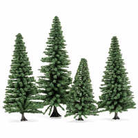 HORNBY R7206 LARGE FIR TREE 8-12 CM X 4PCS