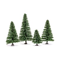 HORNBY R7207 SMALL FIR TREES 4 - 8CM X 4PCS