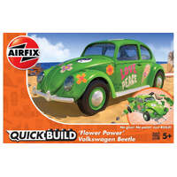 AIRFIX 6031 QUICKBUILD VW BEETLE FLOWER POWER PLASTIC MODEL KIT