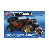 AIRFIX 6038 QUICKBUILD JEEP QUICKSAND CONCEPT SNAP FIT PLASTIC MODEL KIT