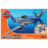 AIRFIX QUICKBUILD J6046 D-DAY P-51D MUSTANG PLASTIC MODEL KIT