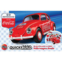 AIRFIX QUICKBUILD 6048 COCA-COLA VOLSWAGEN BEETLE 68MMX185MM