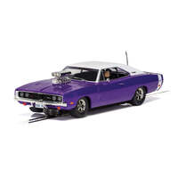 SCALEXTRIC C4148 DODGE CHARGER PURPLE SLOT CAR