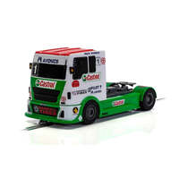 SCALEXTRIC C4156 RACING TRUCK RED & GREEN &  WHITE SLOT CAR