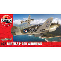 AIRFIX A01003B CURTISS P-40B WARHAWK 1:72 PLASTIC MODEL PLANE