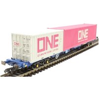 HORNBY R6956 KFA WITH 20FT AND 40FT CONTAINERS No93367