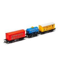 HORNBY R6990 RETRO WAGONS THREE PACK CRAWFORD'S BISCUITS COLMAN'S MUSTARD SECCOTINE TANKER