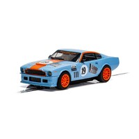 SCALEXTRIC C4209 1:32 ASTON MARTIN V8 GULF EDITION RIKKI CANN RACING SLOT CAR