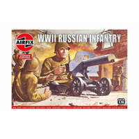 AIRFIX A00717V WWII RUSSIAN INFANTRY 1/76 SCALE PLASTIC MODEL FIGURES