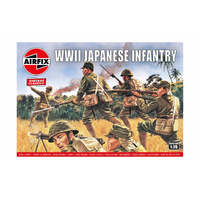 AIRFIX A00718V WWII JAPANESE INFANTRY 1/76 SCALE PLASTIC MODEL FIGURES